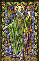 Image of St Bridgit from A Little Book of Celtic Saints